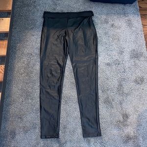 pull & bear leather leggings
